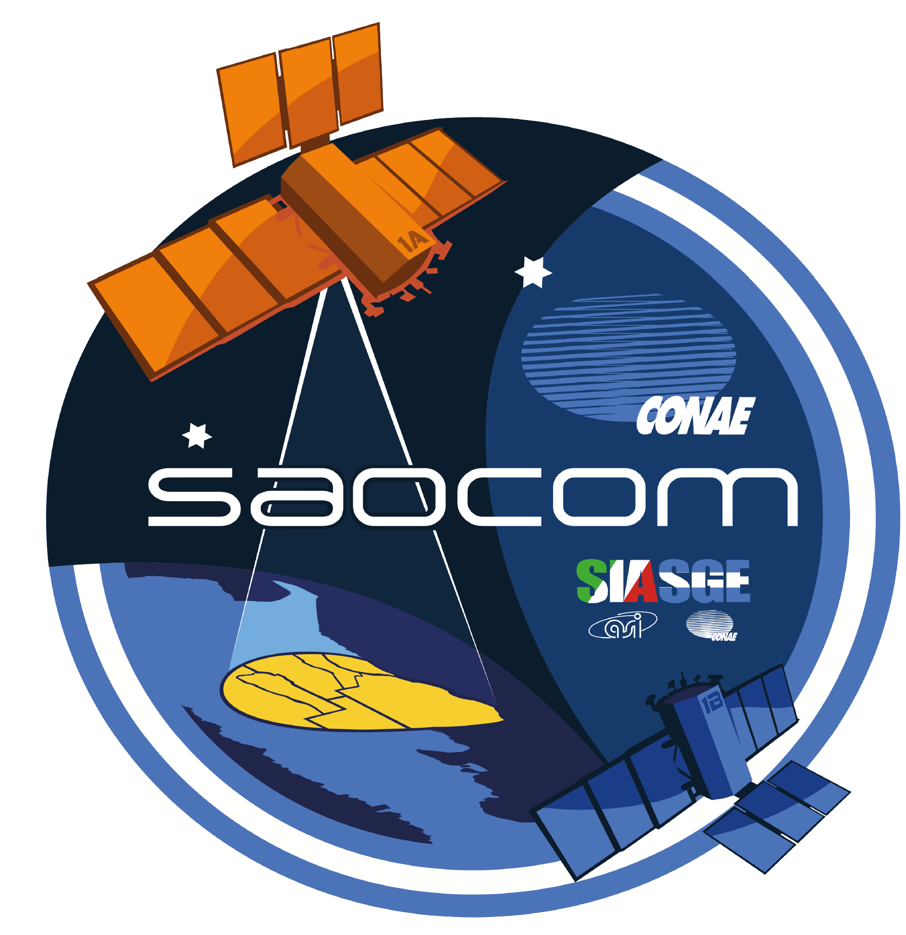 SAOCOM-1 mission patch